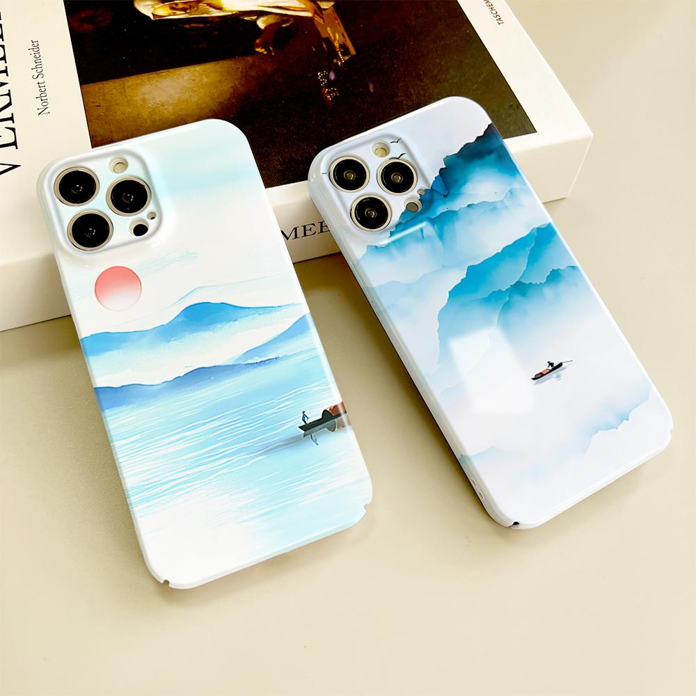 All-inclusive Film Phone Case Cartoon Fashion Design Hard Shell Full Cover Camera Protection Case for iPhone Samsung Xiaomi Poco Redmi Huawei Honor