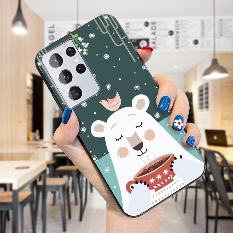 Cute Elephant Bear Meow Star Cartoon Animals Design Phone Case