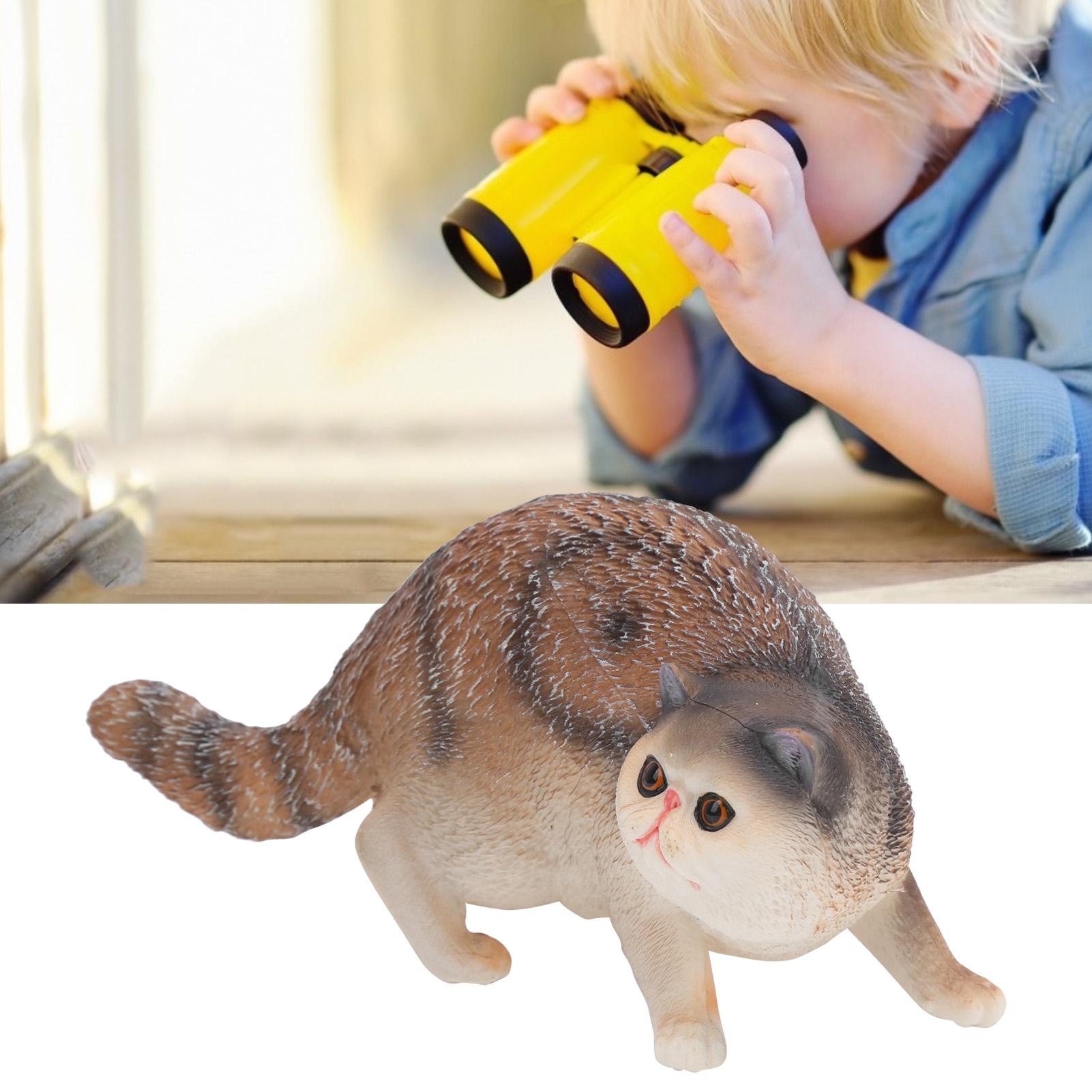 

Cute Cat Model Toy Simulation Cat Model Desktop Decoration Ornaments Toy Gift