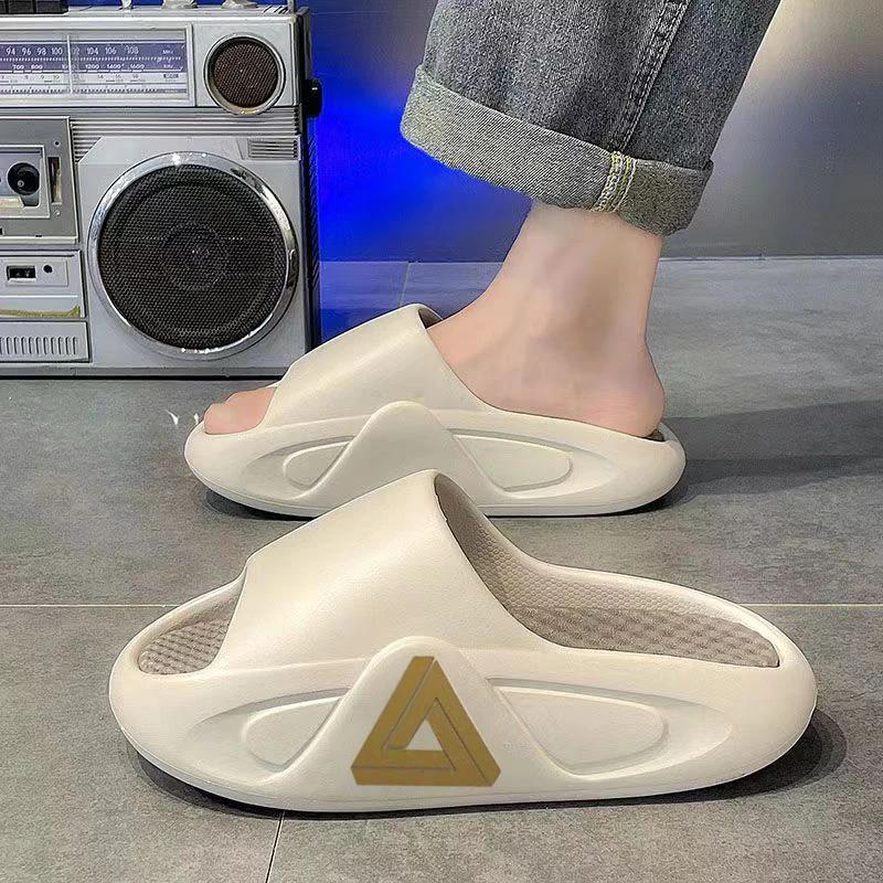 House Slippers Man Summer Shoes 2024 Men's Cloud Slipper Shiatsu Slippers Walk Around Home Men's slippers Genuine Mens Slipper