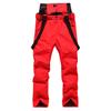 Youth Snowboard Double-layer Waterproof Windproof Warm Ski Pants