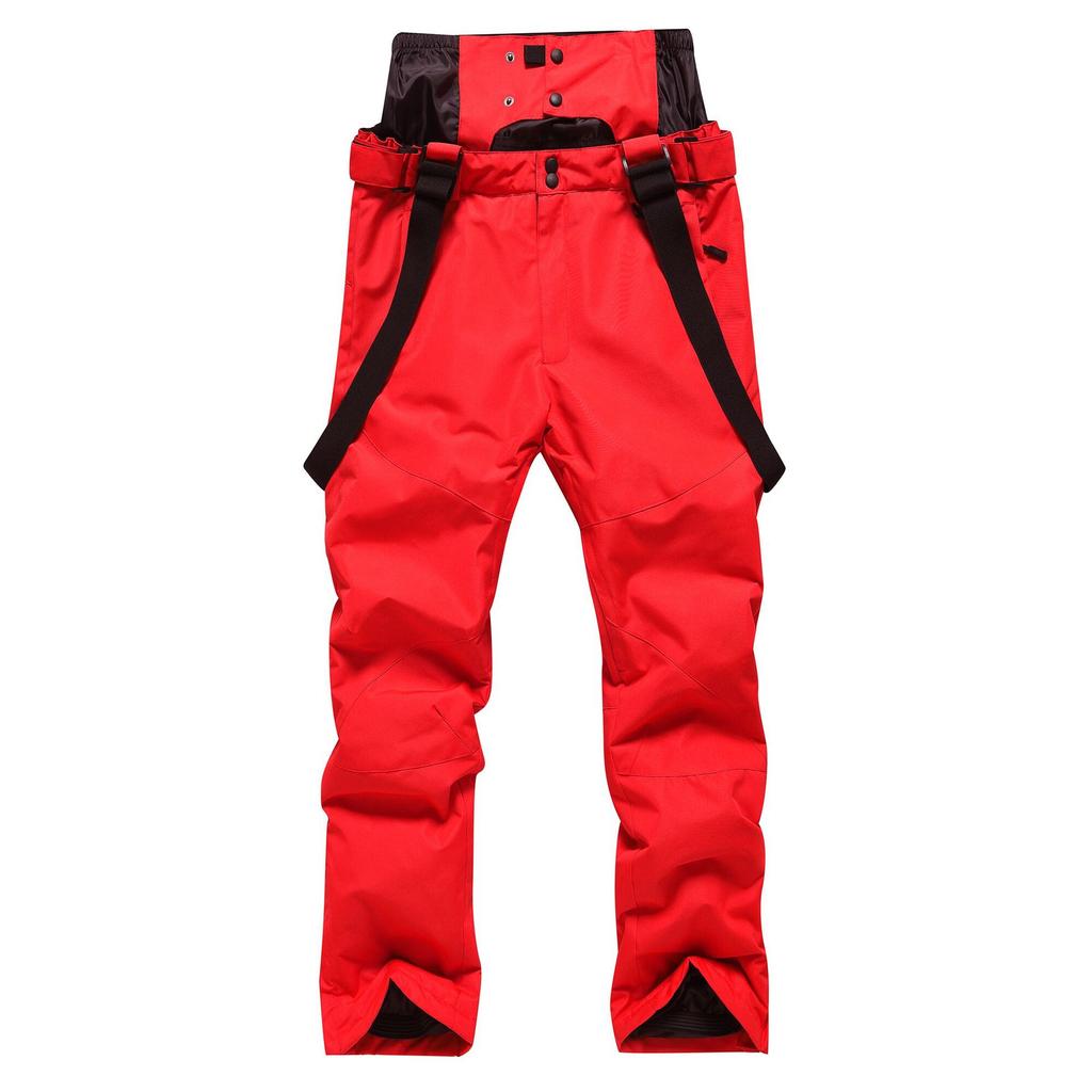 Youth Snowboard Double-layer Waterproof Windproof Warm Ski Pants