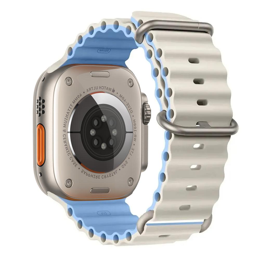 Ocean Band for Watch Ultra 3 Series 11 10 9 7 8 6 SE 49mm 45mm 46mm 42mm 44mm 40 41 Silicone Bracelet Correa iWatch Strap