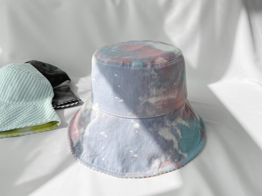 Women's Unisex Double-Sided Tie-Dye Bucket Hat Bucket Hat