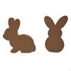 6Pcs Easter Wood Bunny S Decor Hand Painted DIY for Home Party Favors