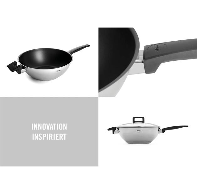 Сковорода Woll Concept с поворотной ручкой и лопаткой 30 см (1030NC)