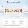 Megadeths Logo Beach Towel Soft Microfiber Quick Dry Absorbent Quick Towels For Bath