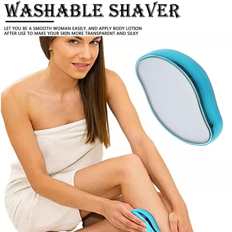 Crystal Physical Hair Removal Eraser Glass Hair Remover Painless Epilator Easy Cleaning Reusable Body Care Depilation Tool Hot