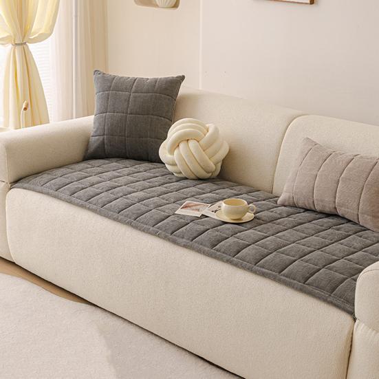 Dog Couch Cover Non-Slip Washable Sectional Couch Protector Quilted Sofa Slipcover