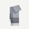High quality plaid 100% wool scarf, female Korean atmosphere scarf, versatile simple fringed shawl