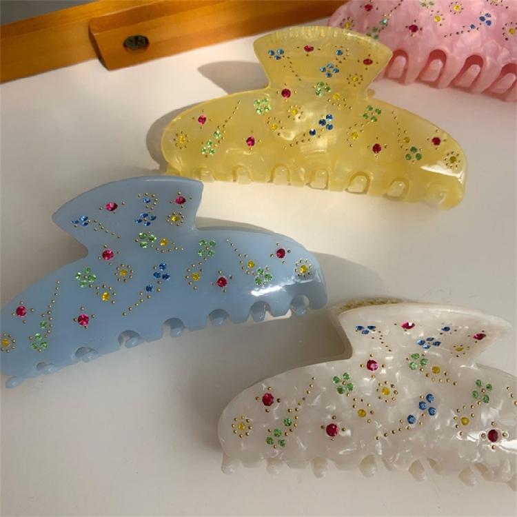 Banana Barrettes Claw Clip Rhinestones Hair Claws Women Hair Styling Accessories