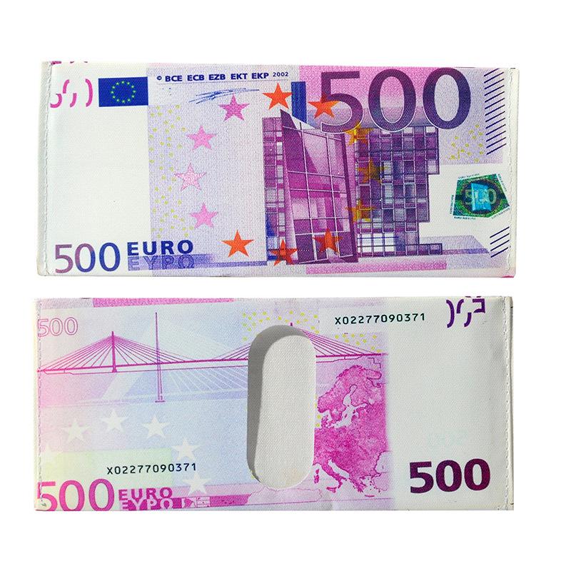 Unisex Creative Banknote Coin Pattern Wallet - Trendy US Dollar Design