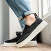 Internet celebrity popular men's shoes 2025 summer new canvas one-pedal casual board shoes versatile soft sole Korean version of lazy shoes