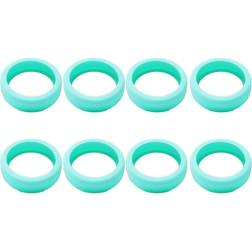 8PCS/Set Silicone Travel Luggage Caster Shoes with Silent Sound Suitcase Parts Suitcase Wheels Protection Cover Reduce Noise