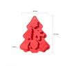 Christmas Tree Silicone Cake Mold DIY Snowman Gingerbread Man Santa Claus Chocolate Jelly Pudding Mold Cake Accessories