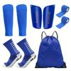Conjunto de Equipamento de Futebol de 5 Peças: Meias, Caneleiras, Mangas, Bandagens e Bolsa