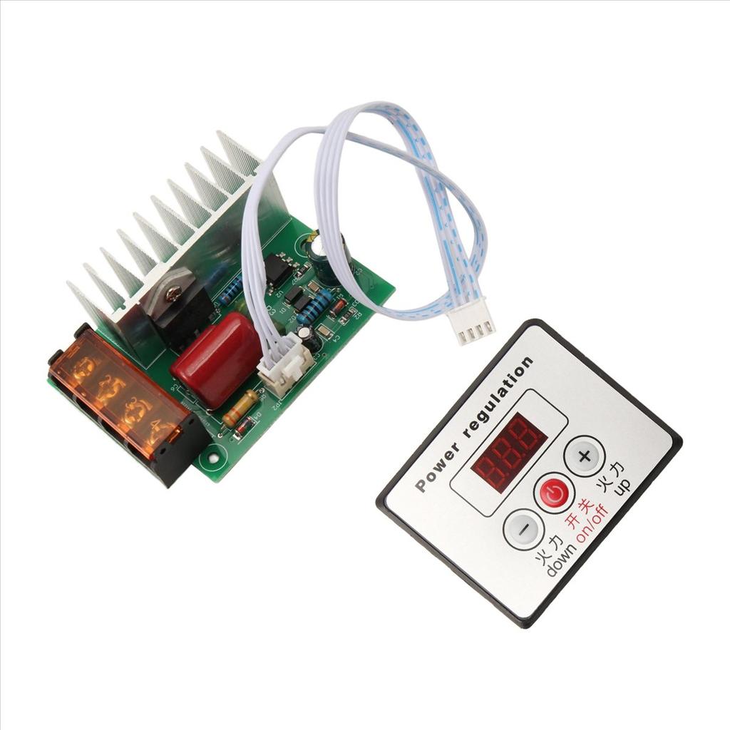 A78U 4000W AC SCR Voltage Regulator Dimmer Electric Motor Speed Temperature Controller for Water Heater Motors with Switch
