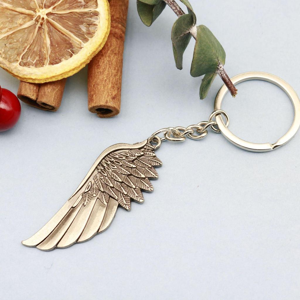 Simple Large Wings Pendant Keychain