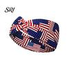 Diadema de Tela con Estampado de Bandera Suave para el Día de la Independencia con Estrellas Accesorios para el Cabello Americanos Diseño de Rayas Diadema Patriótica Festiva Accesorios Julio