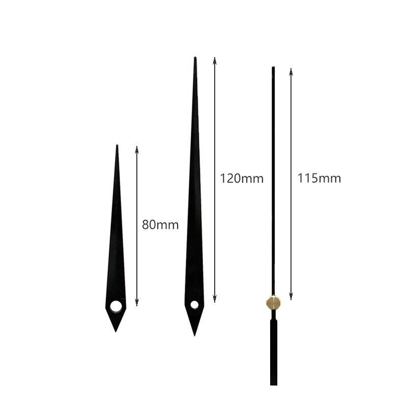 50Pcs Clock Movement Hands Accessories, Quartz Wall Clock Metal Needle Parts for Decor Painting Cross Stitch Clock
