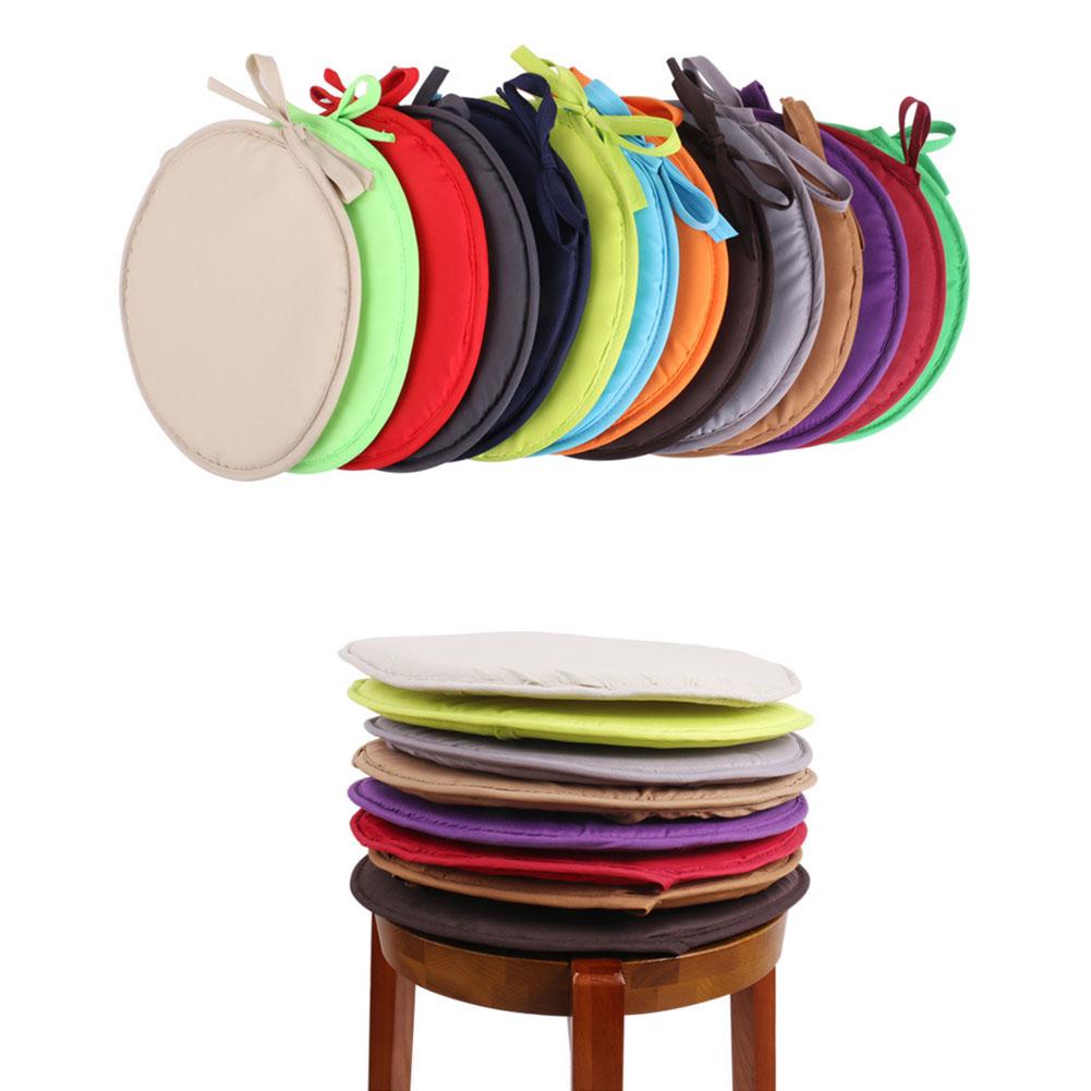 Round Chair Cushion Candy Color Seat Cushions With Pad Chair Kitchen Cushion For Garden Patio S V1B0