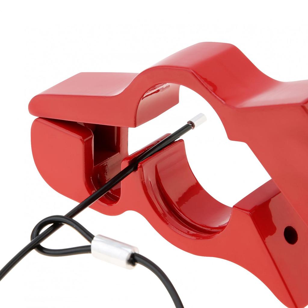 Heavy Duty Anti Theft 2 In 1 Handlebar Helmet Lock Aluminum Alloy Universal Motorcycle Scooter ATV