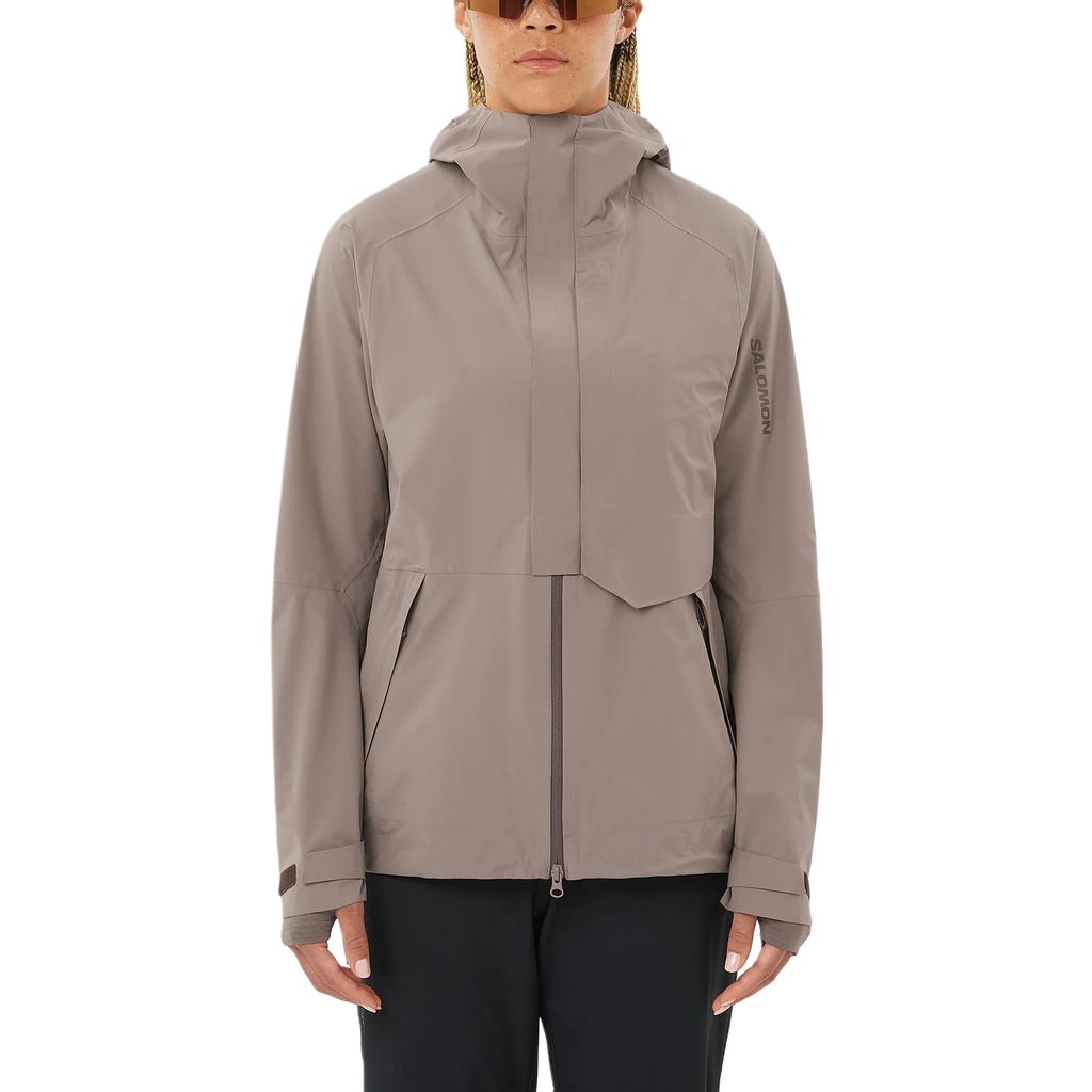 Salomon Outerpath Pro 2.5L Waterproof Breathable Hard Shell Jacket Women Jacket C27553