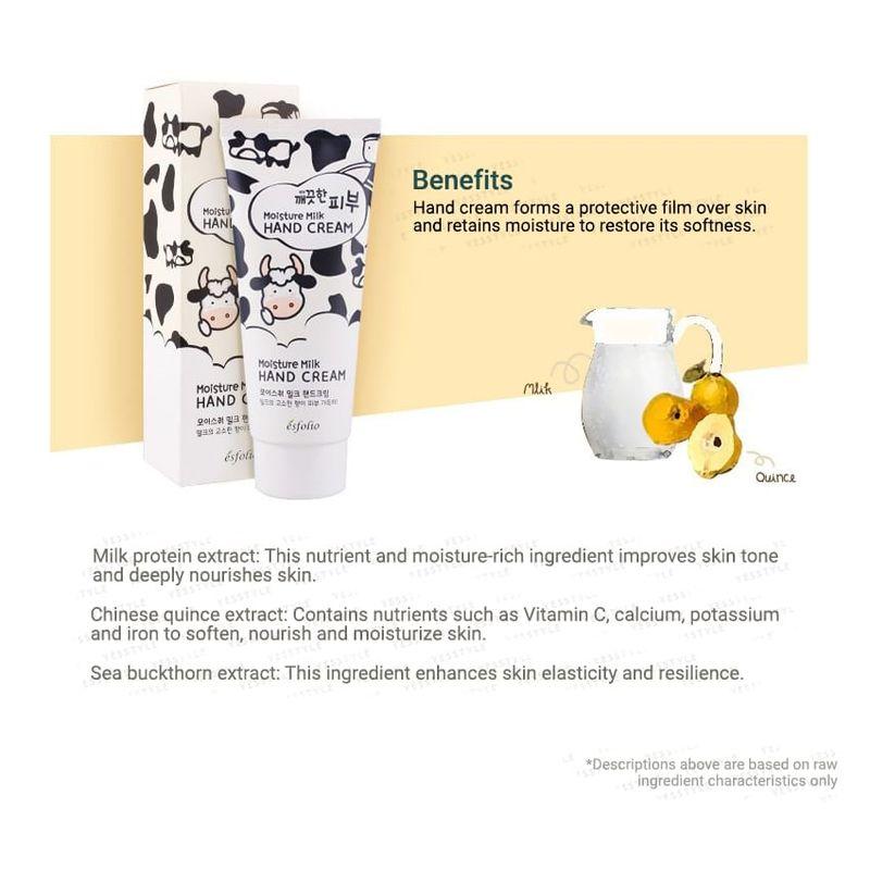 esfolio - Pure Skin Moisture Milk Hand Cream 100ml