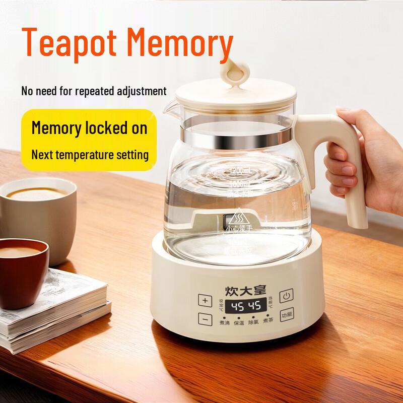 COOKER KING 1.2L Smart Programmable Health & Tea Kettle Set