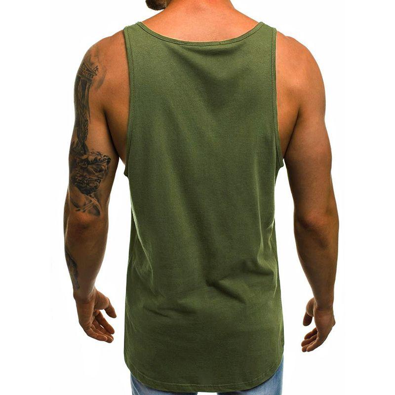 Premium Men's Casual Sleeveless Tank Tops With Square Neck Sports Undershirt