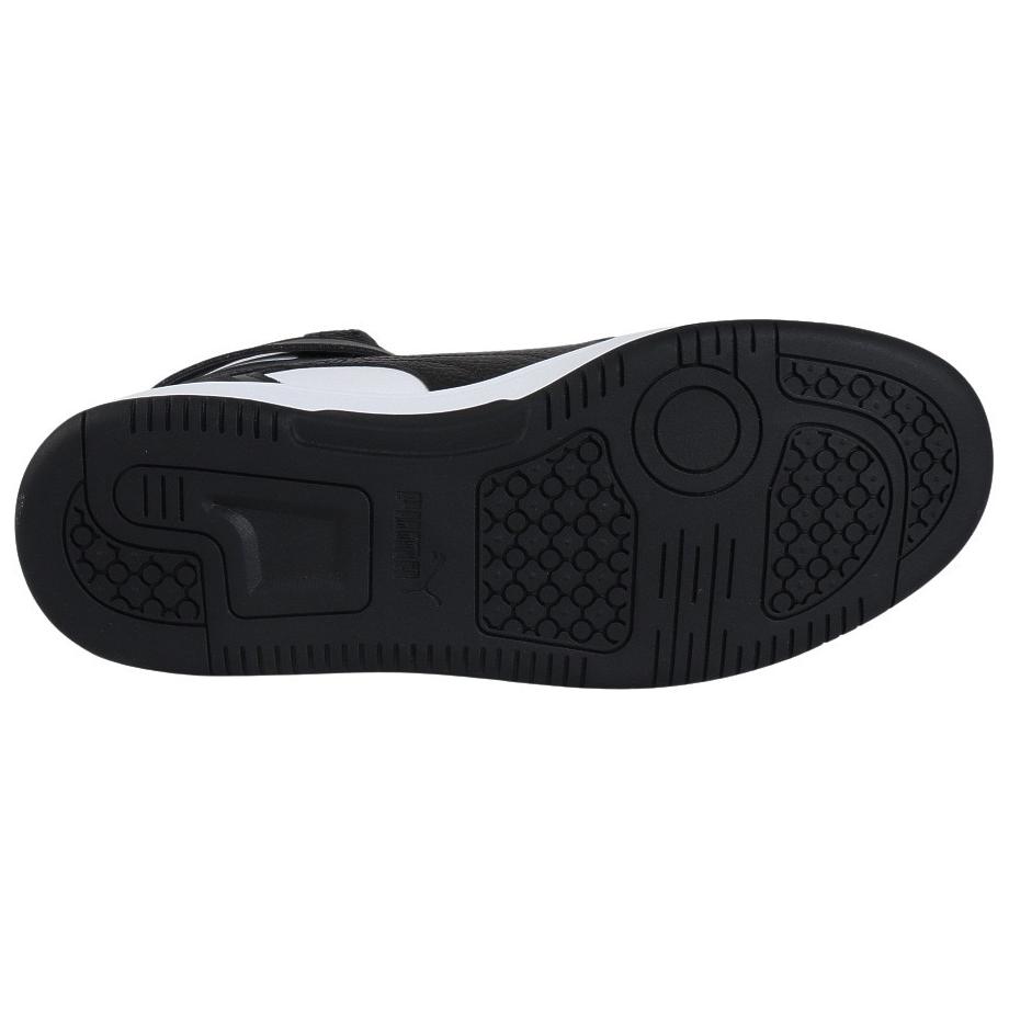 Puma Rebound Joy Comfortable Versatile Low-Top High-Top Sneakers Unisex Sneakers Black White 398429-02