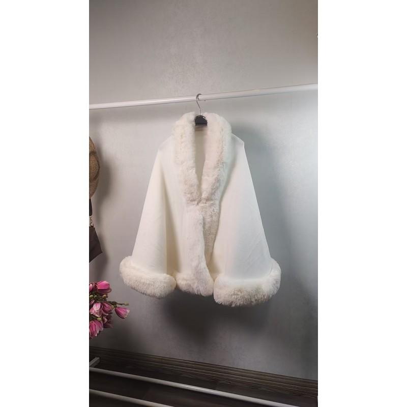 Womens Oversized Knit Cape Shawl Winter Warm Wool Blend Poncho Coat In Solid Colors