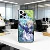 Cute V-Violet E-Evergaden-VE-es  Phone Case For iPhone 17,16,15,14,13,12,11 Plus,Pro Max,XS,Soft Silicone Black Cover