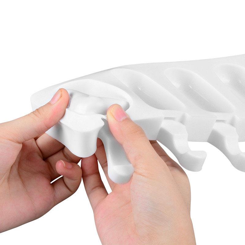 8Cell Silicone Frozen Ice Cream Mold Juice Popsicle Maker Children Pop Mould Lolly Tray Silicone Molds Cake Decorating Baking