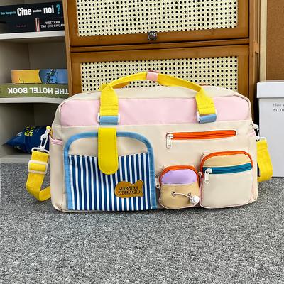 Borsa Sportiva Fitness da Donna Grande Capacità Borsa da Viaggio Portatile per Ripostiglio per Brevi Distanze