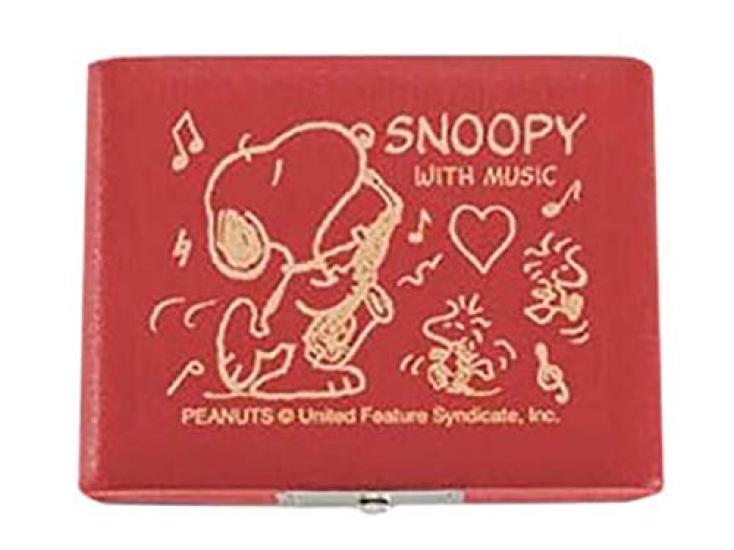 Snoopy Reed Case for Alto Saxophone (5 reeds included) - Red
