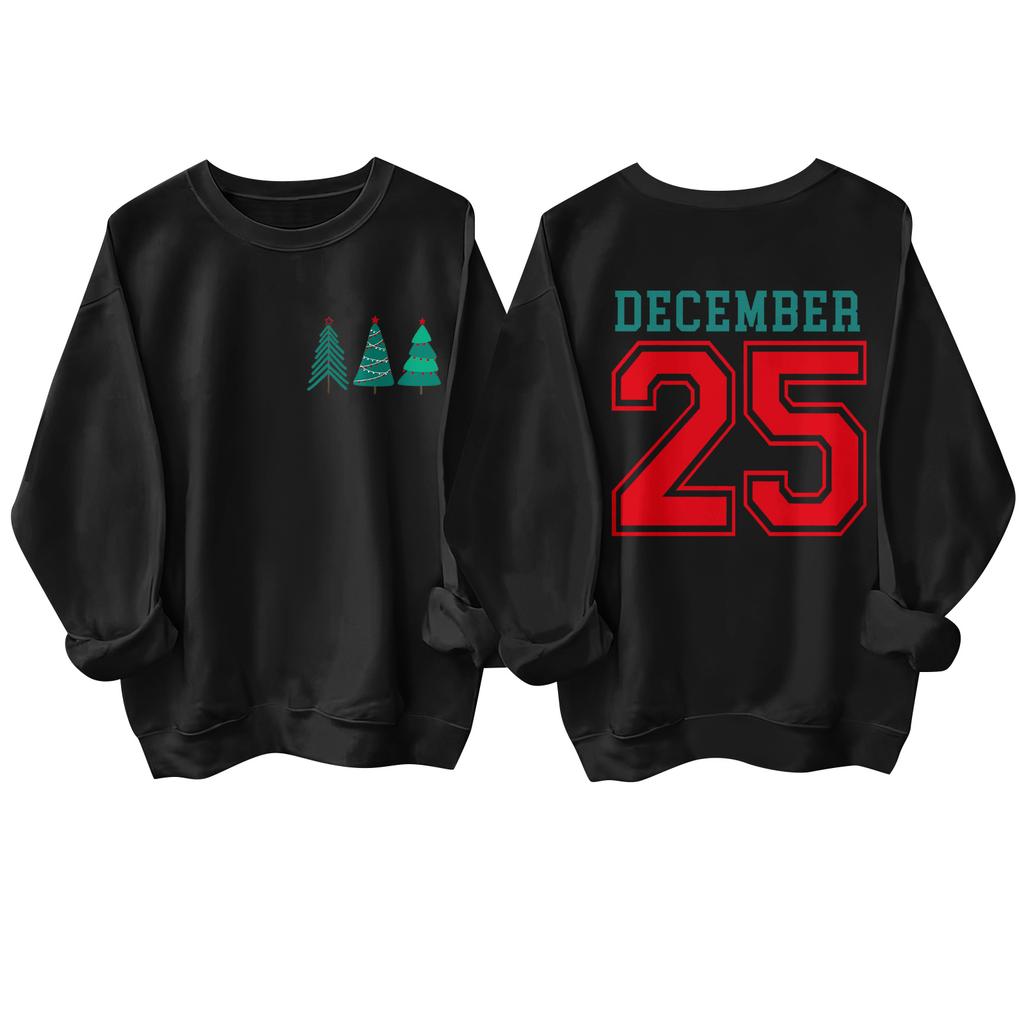 Tricouri și hanorace de Crăciun, Hanorace de damă, Hanorace pulover cu mâneci lungi, Topuri de damă cu mâneci lungi