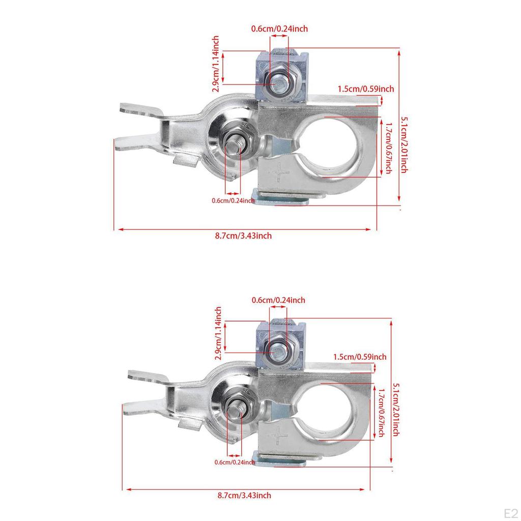 Batterieklemmen Ersatzteile 7T4Z-14450-aa BT4Z-14450-ba Autozubehör Hoch