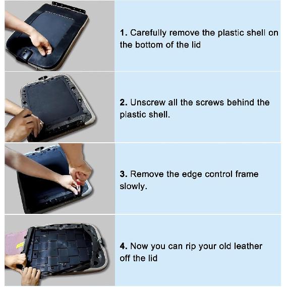 NLQR Leather Center Console Cover Armrest Jump Seat Cover Gray Compatible With Dodge Ram 2013 2014 2015 2016 2017 2018