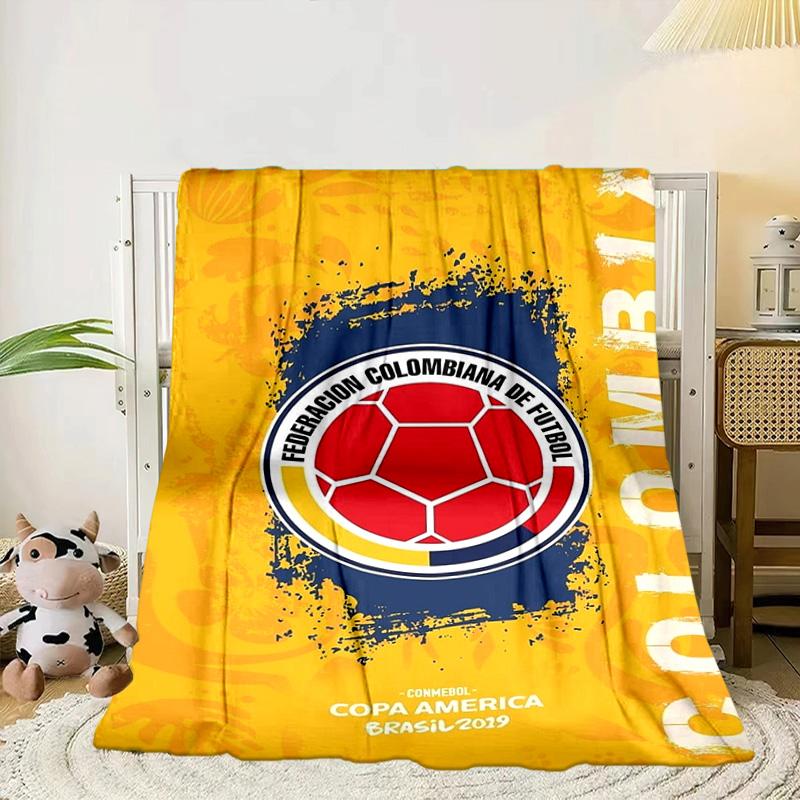 Colombian national football team Portable Blanket/Soft Blanket Bedding Blanket Suitable for Travel Camping Living Rooms Offices Sofas Fan Gifts