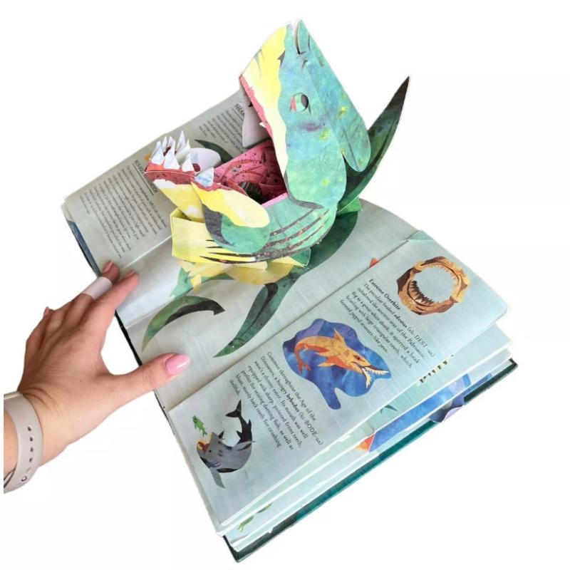 Encyclopédie Préhistorica: Requins et Autres Monstres Marins Illustrations Vivantes Modèle Interactif 3D de Requins Livre Cadeau