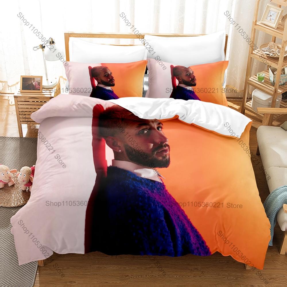 Trendy Mora Lo M-Mismo Reggaeton Graphic Bedding Set Duvet Cover With 2 Pillowcases Teen Bedroom Decoration