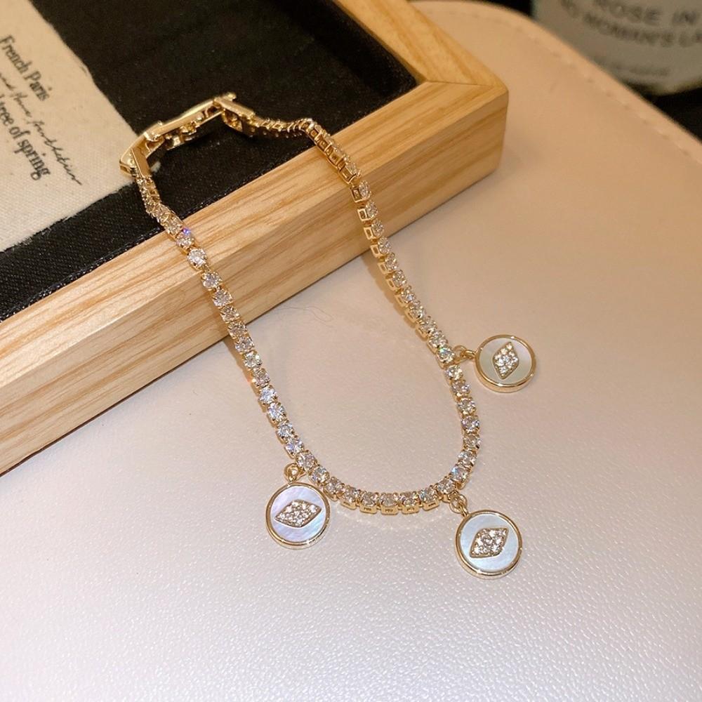 Devil s Eye Devil s Eye Bracelet Luxury Vintage Banquet Clothes Jewelry  Ladies Girls Gold White