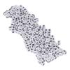 300pcs White DIY Beads Mixed Numbers 0-9 Loose Beads bulk Acrylic Number Beads  Jewelry Making