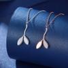 Tender Sprout Leaf Necklace: 925 Sterling Silver, Forest Style, Versatile Clavicle Chain, Exquisite Gift for Women