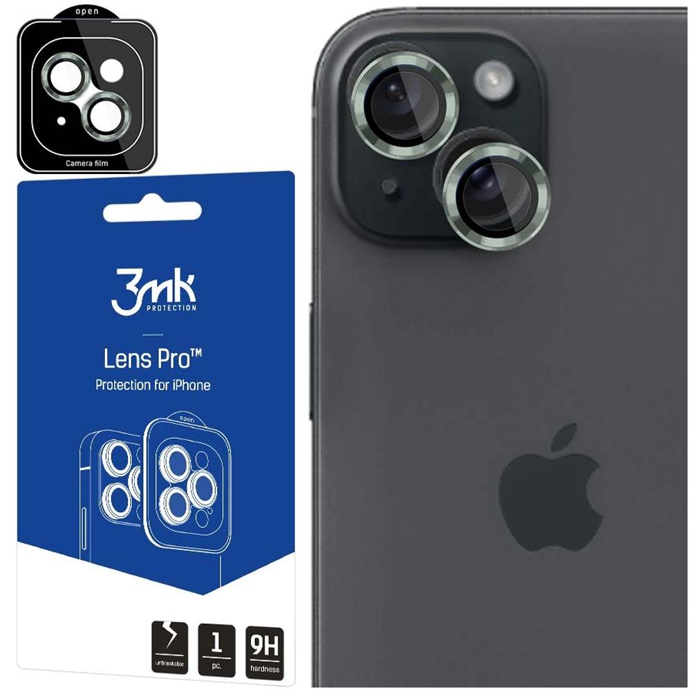 Apple Iphone 15 Plus - 3Mk Lens Protection Pro Alpine Green