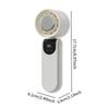 Handheld Fan Folding Desktop for Travel Makeup for Men Women Kids Gift White