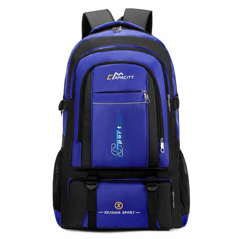 

Походная сумка Мужской рюкзак Дорожная сумка Туризм Пеший туризм На открытом воздухе Большой вместимости Дорожная сумка синий