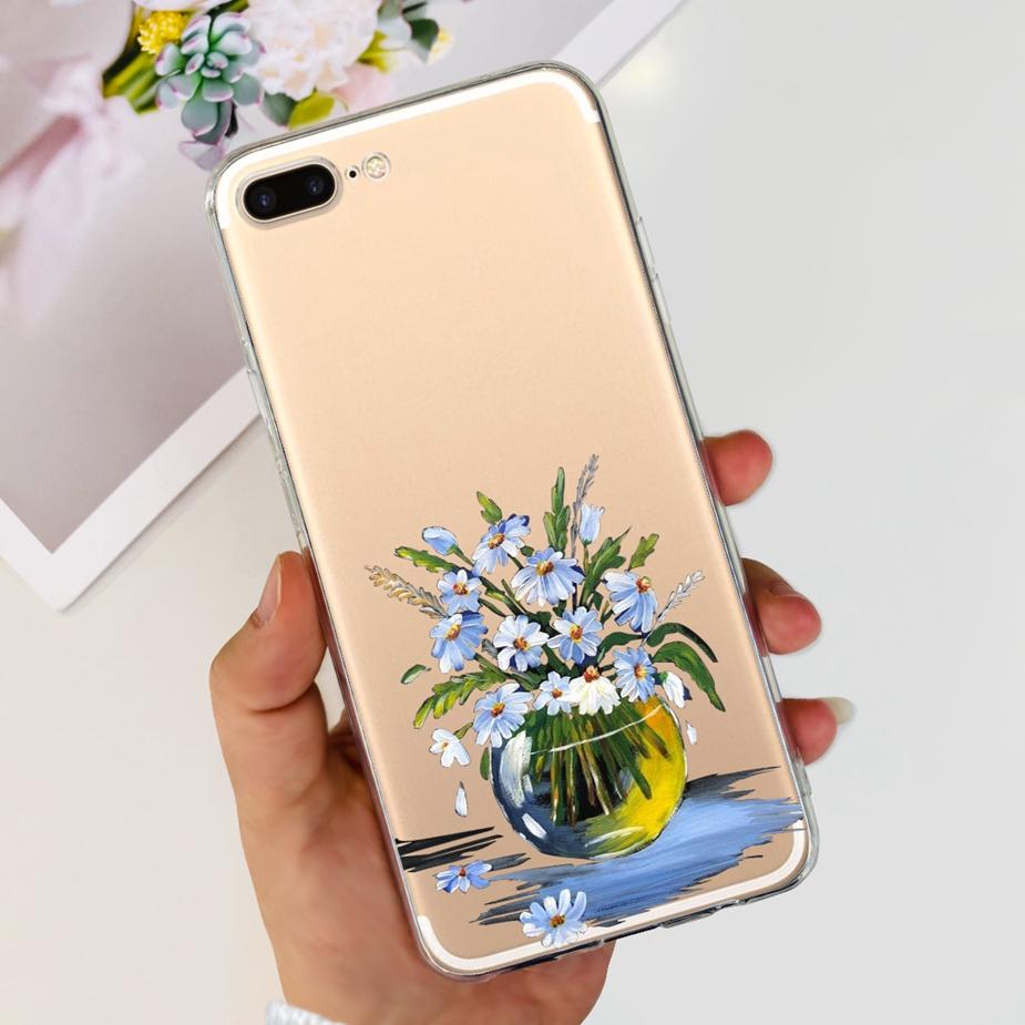 For Apple iPhone 5 5S SE Case Cute Painted Cover Clear Silicone Soft TPU Phone Case For iPhone SE 2020 2022 iPhone5 Fundas Coque
