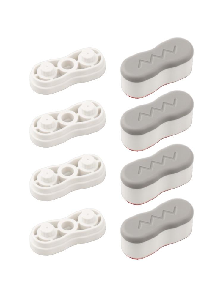 4Pcs Adjustable Toilet Seat Risers for Improved Accessibility and Comfort